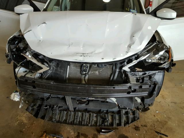 3N1AB7AP4GL655488 - 2016 NISSAN SENTRA S WHITE photo 7