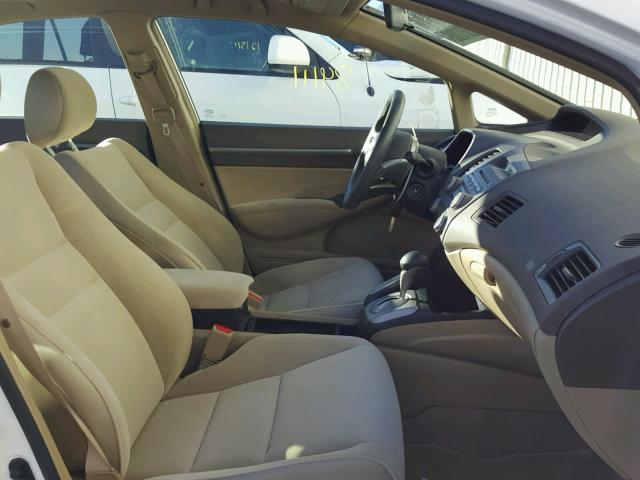 1HGFA16868L103512 - 2008 HONDA CIVIC EX თეთრი ფოტო 5