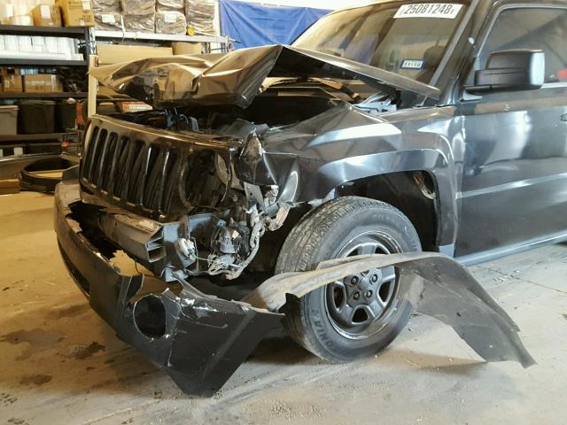 1J8FF28W58D608056 - 2008 JEEP PATRIOT SP BLACK photo 9