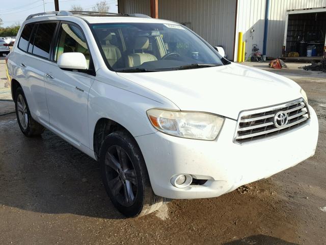 JTEDS42A682039552 - 2008 TOYOTA HIGHLANDER WHITE photo 1