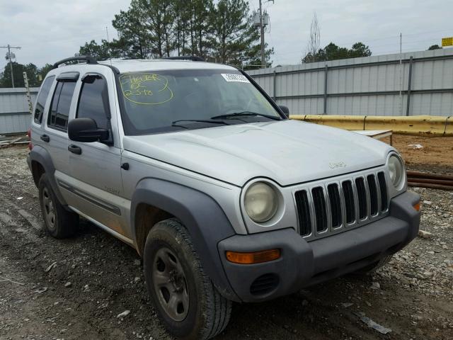 1J4GK48K64W111171 - 2004 JEEP LIBERTY SP GRAY photo 1