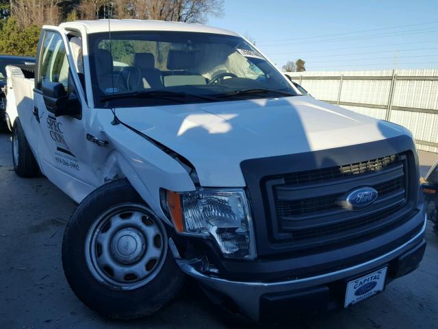 1FTMF1CM3EKF68243 - 2014 FORD F150 WHITE photo 1