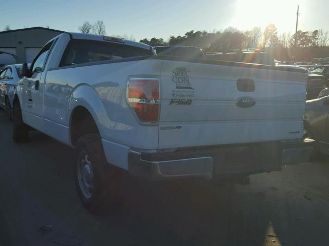 1FTMF1CM3EKF68243 - 2014 FORD F150 WHITE photo 3