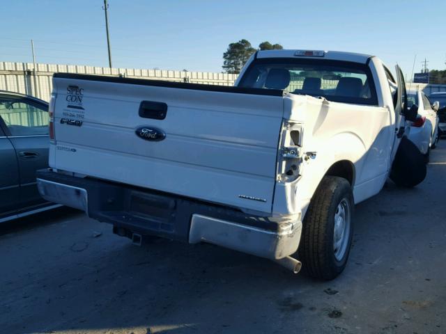 1FTMF1CM3EKF68243 - 2014 FORD F150 WHITE photo 4