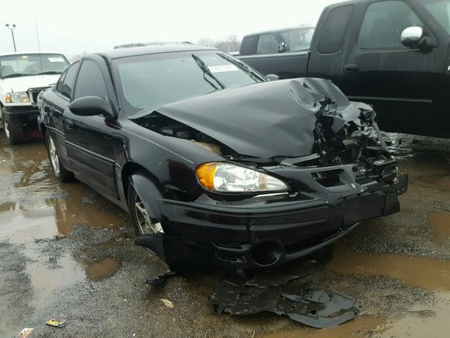 1G2NW52E04C120898 - 2004 PONTIAC GRAND AM G BLACK photo 1