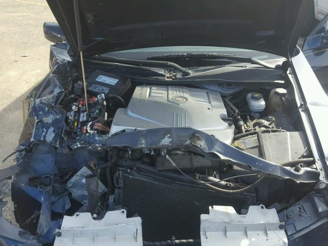 1G6DM57T560162396 - 2006 CADILLAC CTS BLUE photo 7