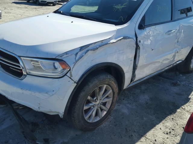 1C4RDJAG7EC378223 - 2014 DODGE DURANGO SX WHITE photo 9