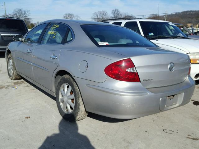 2G4WD582761235893 - 2006 BUICK LACROSSE C SILVER photo 3