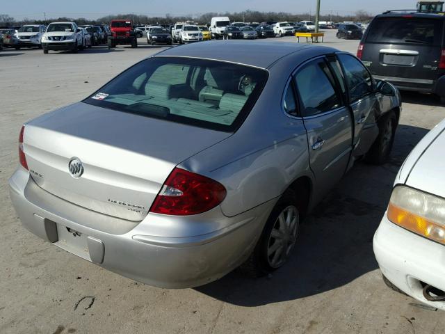 2G4WD582761235893 - 2006 BUICK LACROSSE C SILVER photo 4