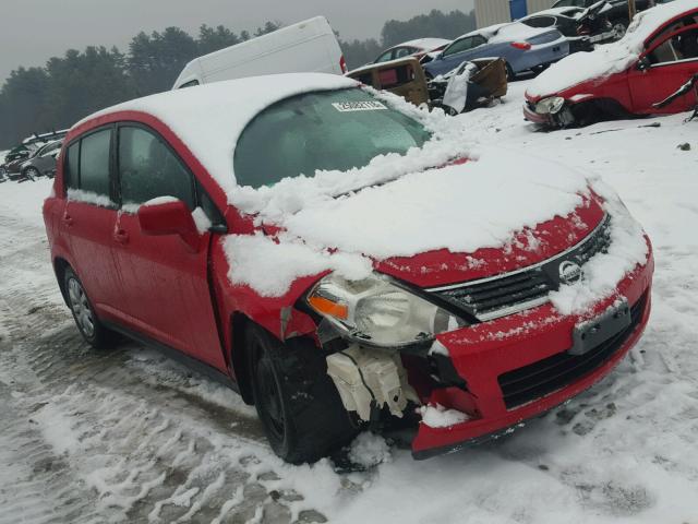 3N1BC13E07L456366 - 2007 NISSAN VERSA S RED photo 1