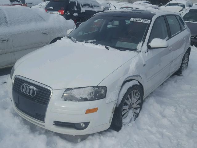 WAUNF78P38A024875 - 2008 AUDI A3 2.0 PRE WHITE photo 2