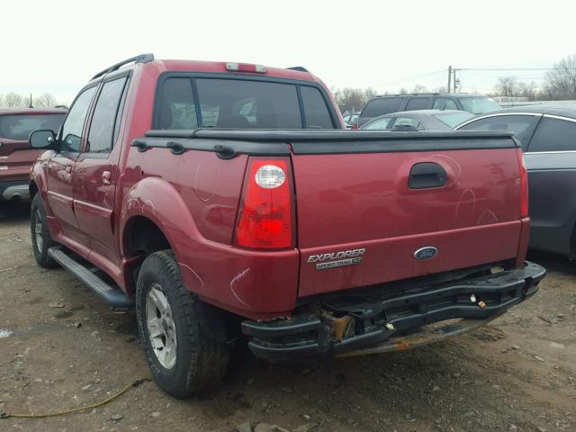 1FMDU77K95UA08034 - 2005 FORD EXPLORER S RED photo 3