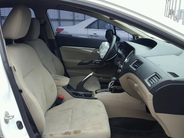 2HGFB2F87DH545810 - 2013 HONDA CIVIC EX თეთრი ფოტო 5
