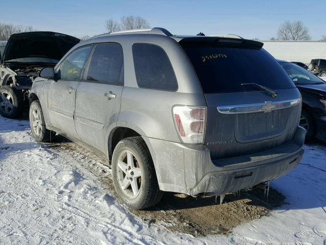 2CNDL73F156008040 - 2005 CHEVROLET EQUINOX LT GRAY photo 3