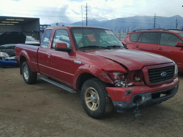 1FTYR44E29PA56323 - 2009 FORD RANGER SUP RED photo 1