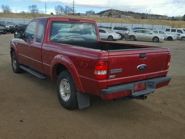 1FTYR44E29PA56323 - 2009 FORD RANGER SUP RED photo 3