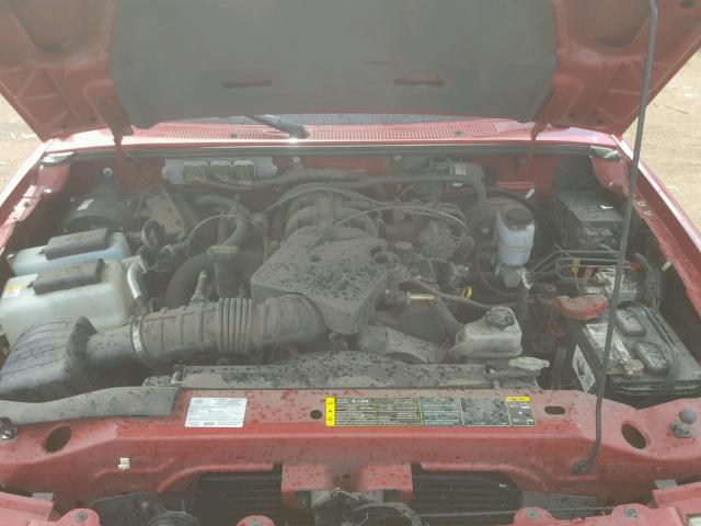 1FTYR44E29PA56323 - 2009 FORD RANGER SUP RED photo 7