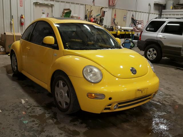 3VWCD21CXYM489535 - 2000 VOLKSWAGEN NEW BEETLE YELLOW photo 1