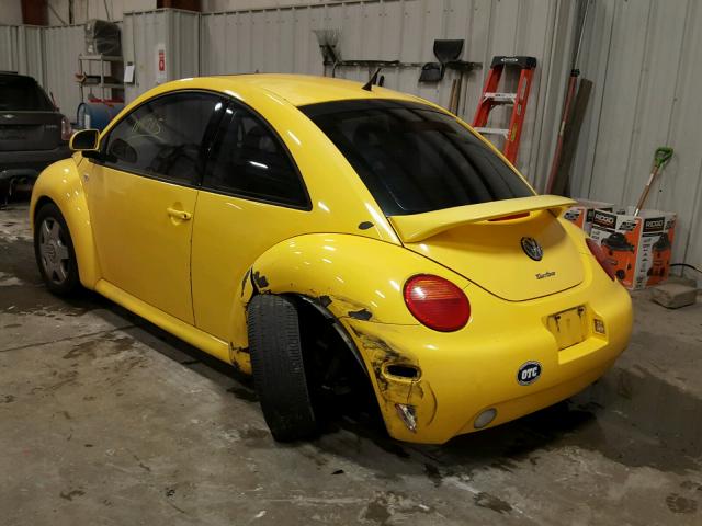 3VWCD21CXYM489535 - 2000 VOLKSWAGEN NEW BEETLE YELLOW photo 3