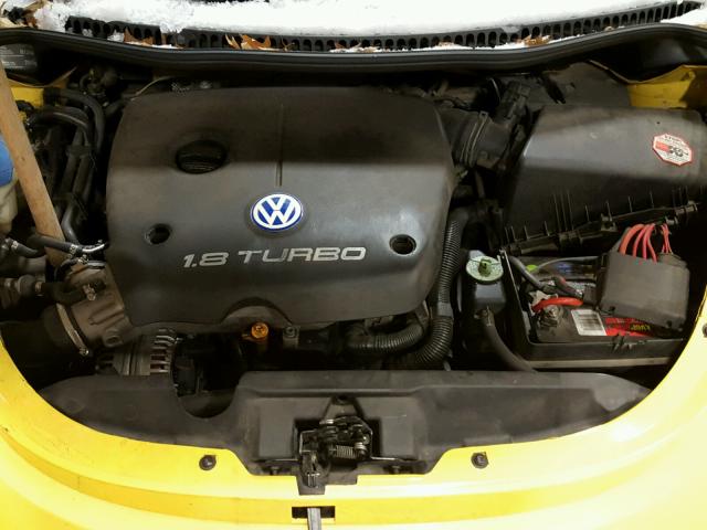 3VWCD21CXYM489535 - 2000 VOLKSWAGEN NEW BEETLE 黄色 照片 7