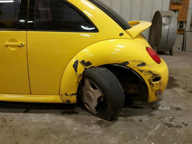 3VWCD21CXYM489535 - 2000 VOLKSWAGEN NEW BEETLE YELLOW photo 9