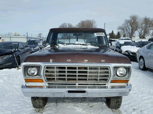 F14BRBC0704 - 1978 FORD F-150 TWO TONE photo 9