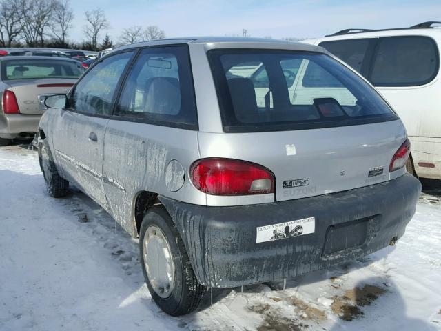 2S2AB21H816604473 - 2001 SUZUKI SWIFT BASE SILVER photo 3