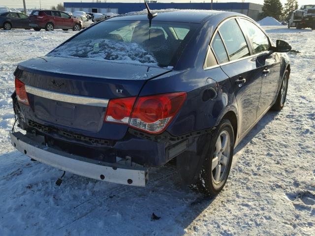 1G1PF5SC6C7366521 - 2012 CHEVROLET CRUZE LT BLUE photo 4