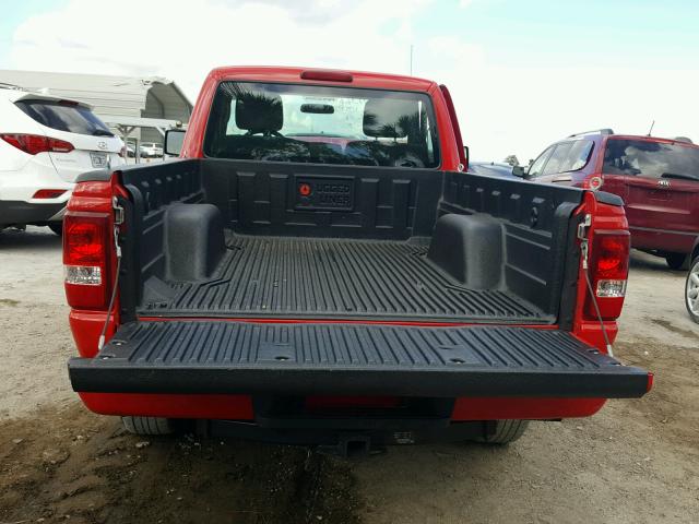 1FTKR1AD7APA70013 - 2010 FORD RANGER RED photo 6