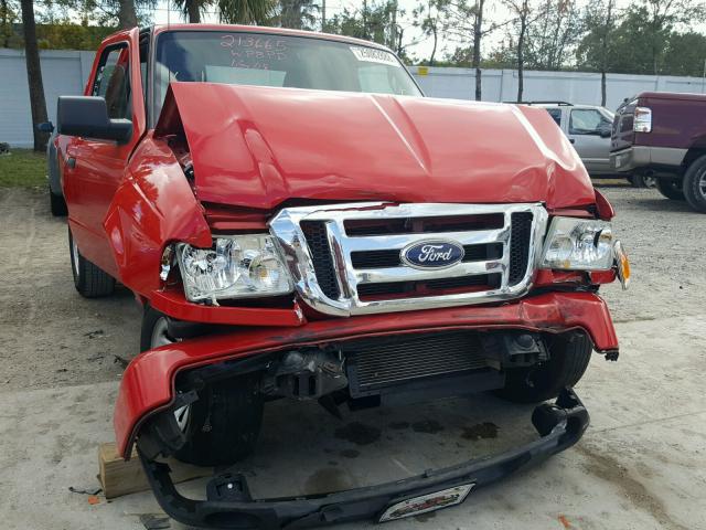 1FTKR1AD7APA70013 - 2010 FORD RANGER RED photo 9