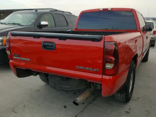 2GCEC19V931184140 - 2003 CHEVROLET SILVERADO RED photo 4