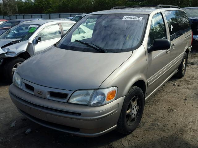 1GHDX03E4YD267533 - 2000 OLDSMOBILE SILHOUETTE BEIGE photo 2