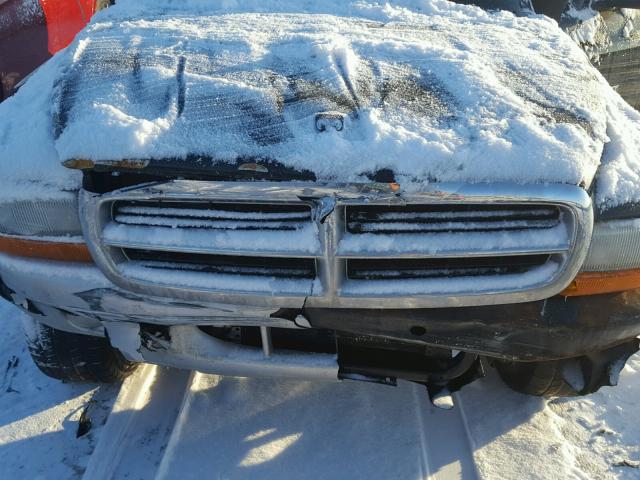 1B7HG48N72S631969 - 2002 DODGE DAKOTA QUA BLACK photo 7