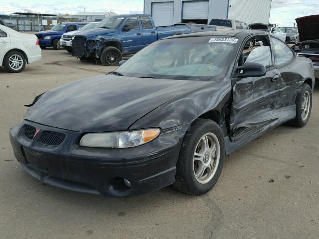 1G2WP12K4XF300713 - 1999 PONTIAC GRAND PRIX BLACK photo 2