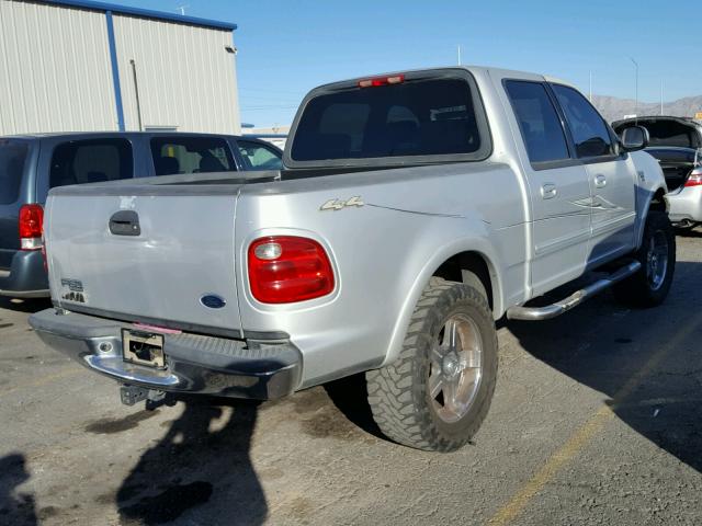 1FTRW08613KA46136 - 2003 FORD F150 SUPER GRAY photo 4