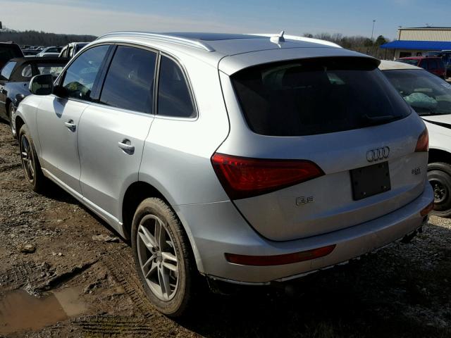 WA1LFAFP0DA052986 - 2013 AUDI Q5 PREMIUM SILVER photo 3