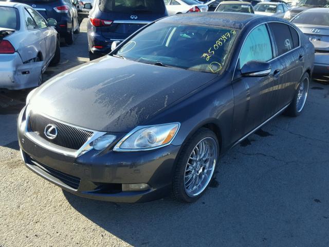 JTHBE96S080028561 - 2008 LEXUS GS 350 GRAY photo 2