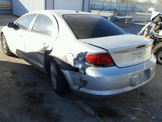 1C3EL46X46N146362 - 2006 CHRYSLER SEBRING SILVER photo 3