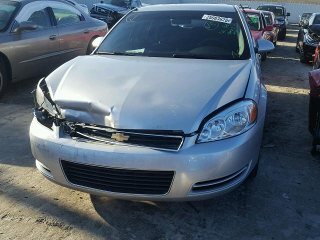 2G1WT57K091143871 - 2009 CHEVROLET IMPALA 1LT SILVER photo 2