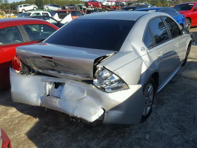 2G1WT57K091143871 - 2009 CHEVROLET IMPALA 1LT SILVER photo 4