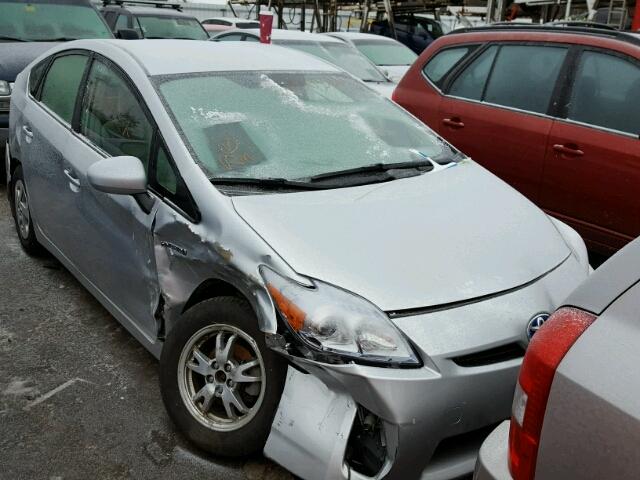 JTDKN3DU2B5343732 - 2011 TOYOTA PRIUS SILVER photo 1