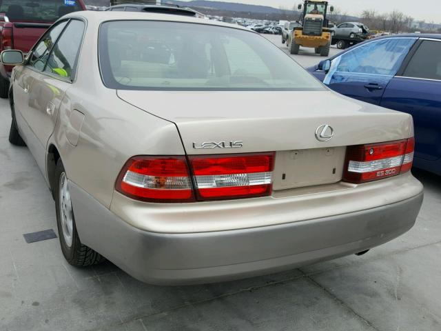 JT8BF28G0Y5079722 - 2000 LEXUS ES 300 GOLD photo 3