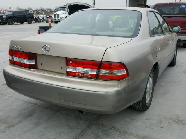 JT8BF28G0Y5079722 - 2000 LEXUS ES 300 GOLD photo 4