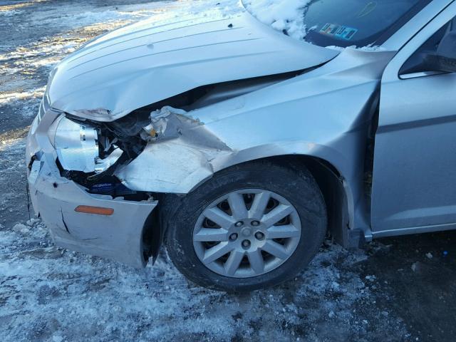 1C3LC46B09N544622 - 2009 CHRYSLER SEBRING LX SILVER photo 9