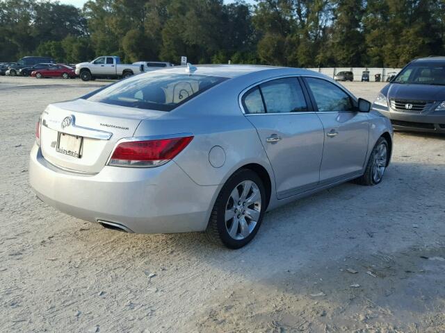 1G4GC5ED7BF335718 - 2011 BUICK LACROSSE C SILVER photo 4