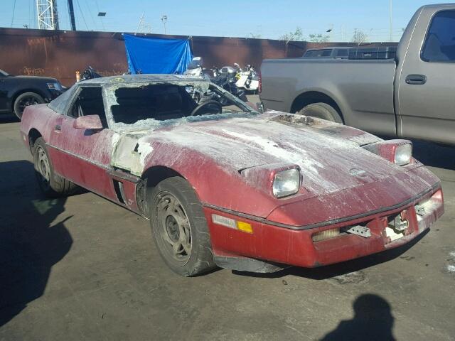 1G1YY2183K5113905 - 1989 CHEVROLET CORVETTE RED photo 1