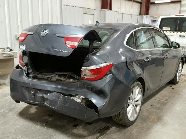 1G4PP5SK1D4244451 - 2013 BUICK VERANO GRAY photo 4