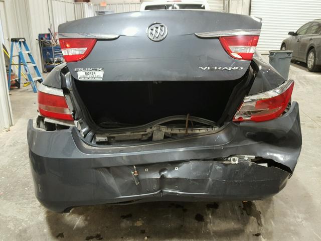 1G4PP5SK1D4244451 - 2013 BUICK VERANO GRAY photo 9