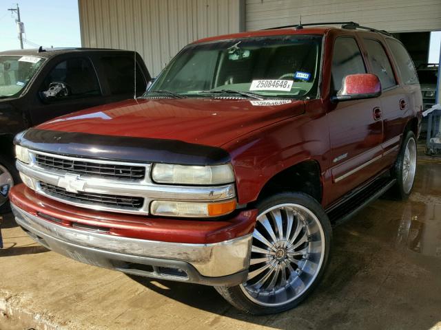 1GNEC13Z43R118928 - 2003 CHEVROLET TAHOE C150 MAROON photo 2