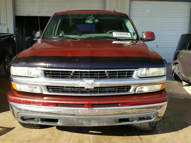 1GNEC13Z43R118928 - 2003 CHEVROLET TAHOE C150 MAROON photo 9